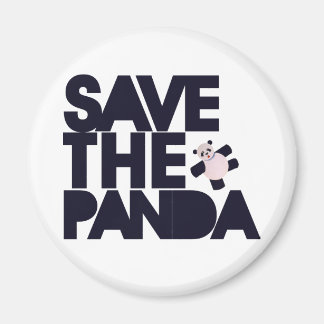 Imán Salvar el oso Panda