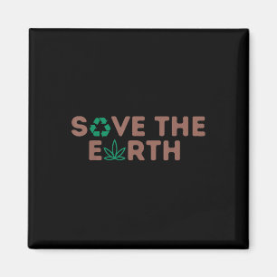 Imán Salvar el planeta Tierra reciclar el medio ambient