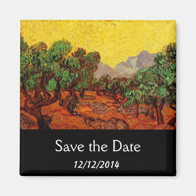 Imán salvar la fecha,Vincent van Gogh Olivos (Frente)
