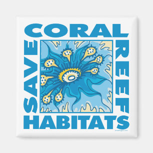 Imán Salvar los arrecifes de coral