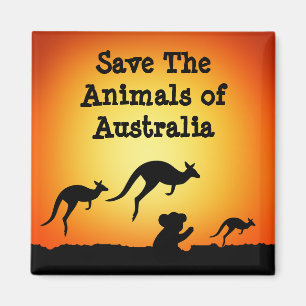 Imán Salvemos a los animales de Australia