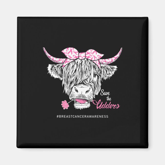 Imán Salvemos A Udders Heifer La Conciencia Sobre El Cá (Frente)