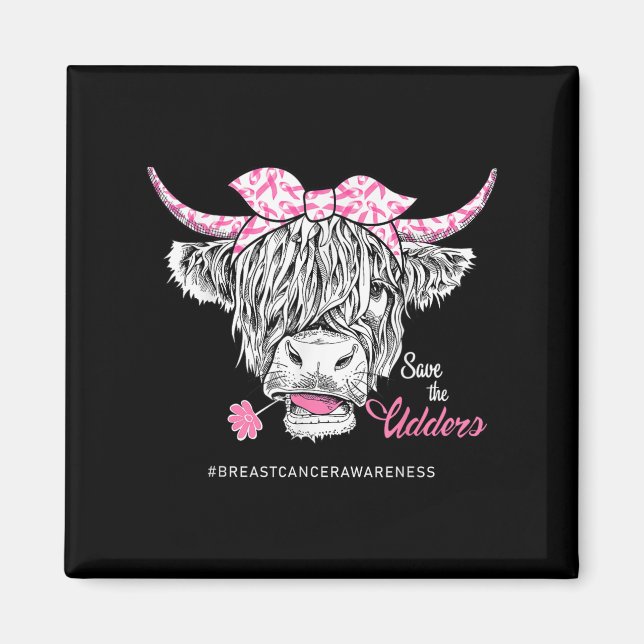 Imán Salvemos A Udders Heifer La Conciencia Sobre El Cá (Frente)