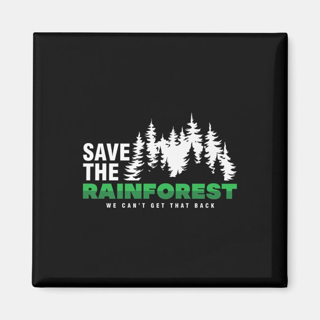 Imán Salvemos La Protección Ambiental De Los Bosques Ll (Frente)