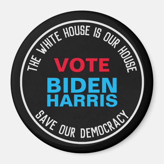 Imán Salvemos nuestro voto democrático BIDEN Refrigerad (Frente)