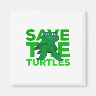 Imán Salven A Las Tortugas