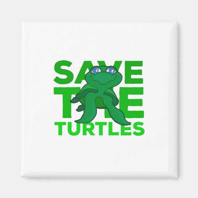 Imán Salven A Las Tortugas (Frente)