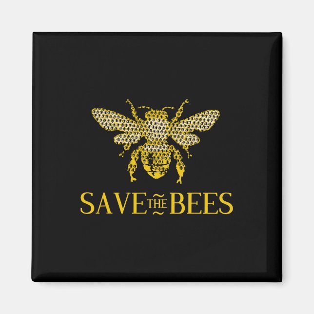 Imán Salven la angustia del abeja (Frente)