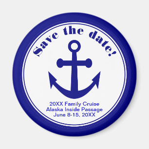 Imán Salven la boda de la playa de crucero náutico del 