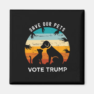 Imán Salven nuestro voto Mascota Trump 2024 Gracioso pe