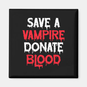 Imán Salven Un Vampiro Donar Sangre Disfraz De Hallowee