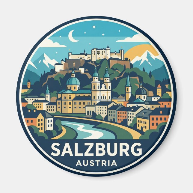 Imán Salzburgo Austria (Frente)