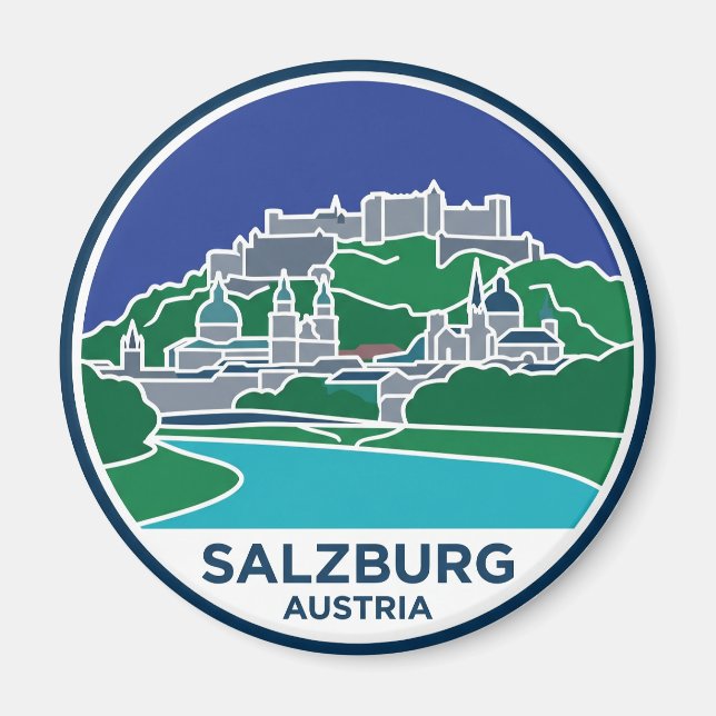 Imán Salzburgo Austria (Frente)