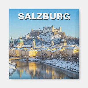 Imán Salzburgo Austria Travel Winter