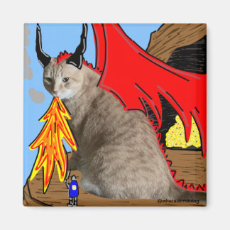 Imán Sam Le Cat Dragon Magnet