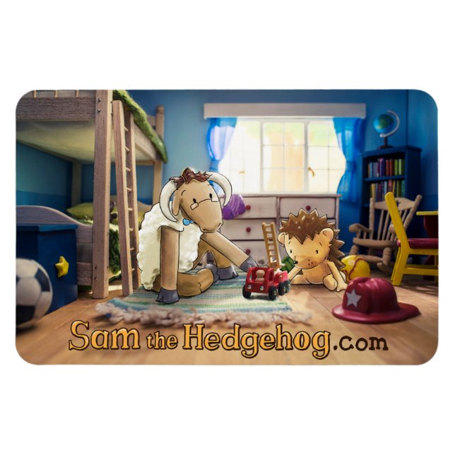 Imán Sam the Hedgehog - Fridge Magnet (Horizontal)