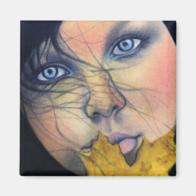 Imán Samhain fairy beaunet Magnet (Frente)