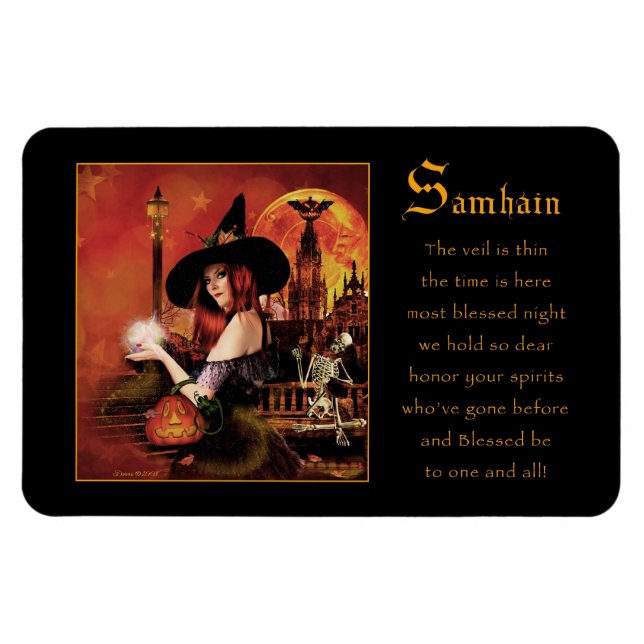 Imán Samhain Magnet Witch (Horizontal)