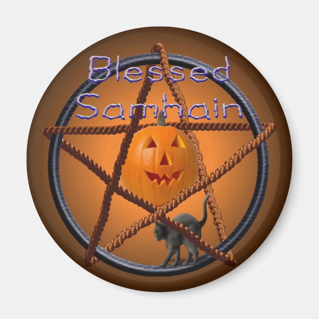Imán samhain pentacle (Frente)