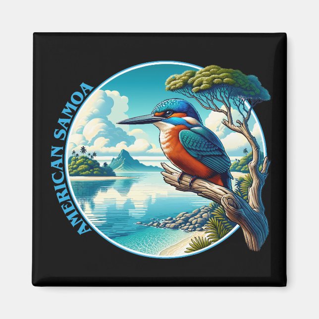 Imán Samoa Americana Sur Pacífico (Frente)