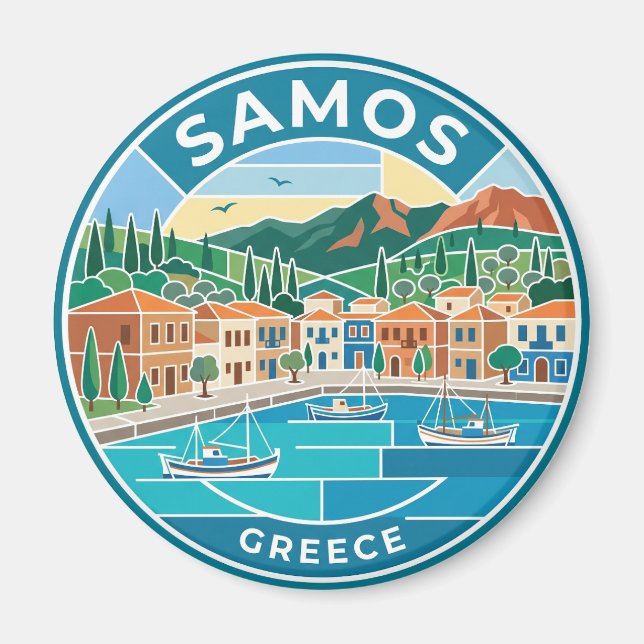 Imán Samos, Grecia Grecia (Frente)
