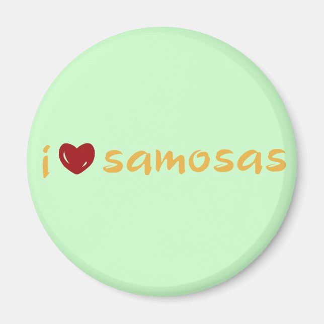 Imán Samosa Love (Frente)