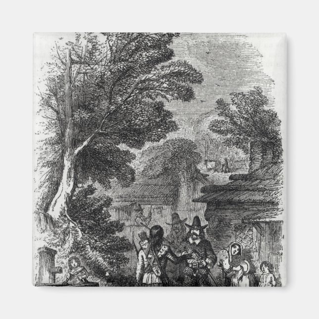 Imán Samoset, el visitante indio (Frente)