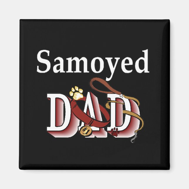 Imán samoydad dad dad Magnet (Frente)