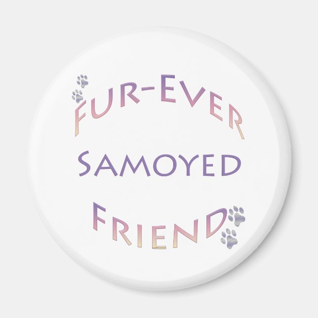 Imán Samoyed Furever Friend (Frente)