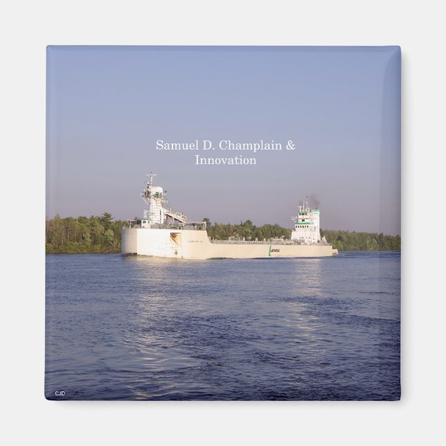 Imán Samuel D. Champlain & Innovation magnet (Frente)