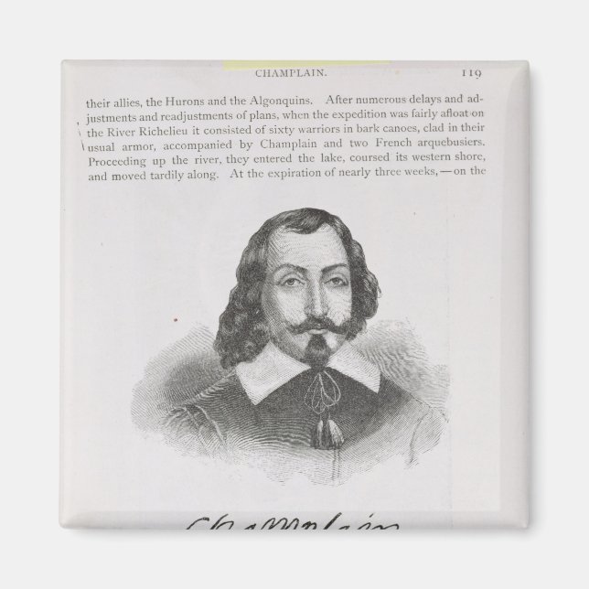 Imán Samuel de Champlain (Frente)