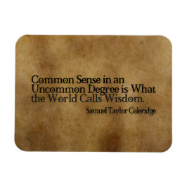 Imán Samuel T. Coleridge Cita Inspiradora "Sabiduría"