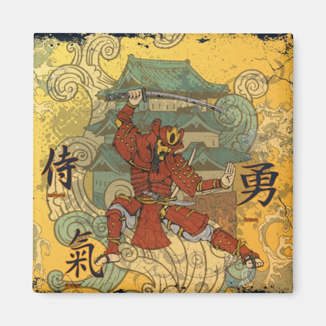 Imán Samurai (Frente)