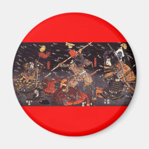 Imán Samurai en la guerra, circa 1800's