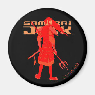 Imán Samurai Jack Red Warrior Graphic