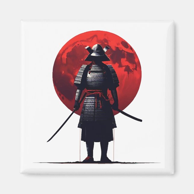 Imán Samurai japonés (Frente)