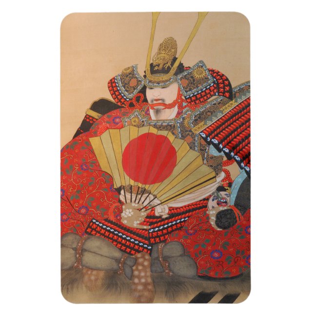 Imán Samurai japonés (Vertical)