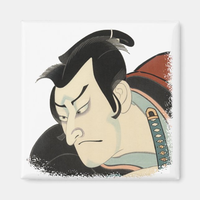 Imán Samurai - Negrita (Frente)