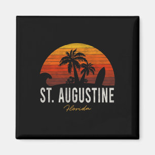 Imán San Agustín Beach Florida Palmas Vacation Surf