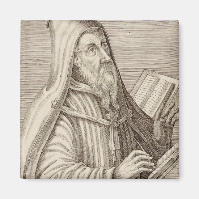 Imán San Agustín de Hipona Doctor de la Iglesia (Frente)