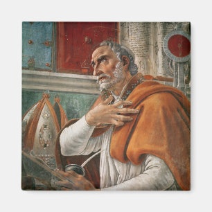 Imán San Agustín en su celda, c.1480