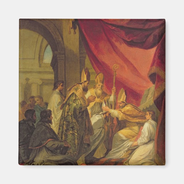 Imán San Agustín ordenado como Obispo (Frente)