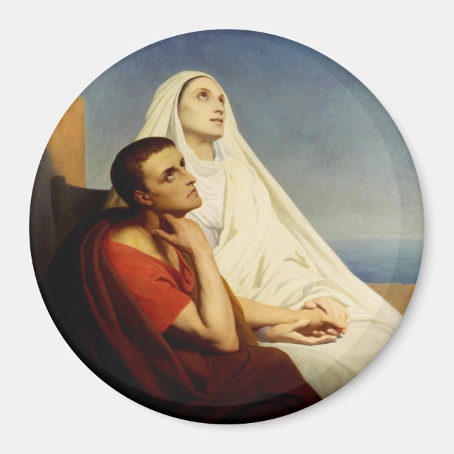 Imán San Agustín y Santa Mónica (Frente)