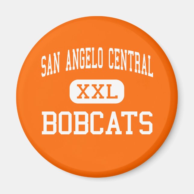 Imán San Angelo Central - Bobcats - High - San Angelo (Frente)