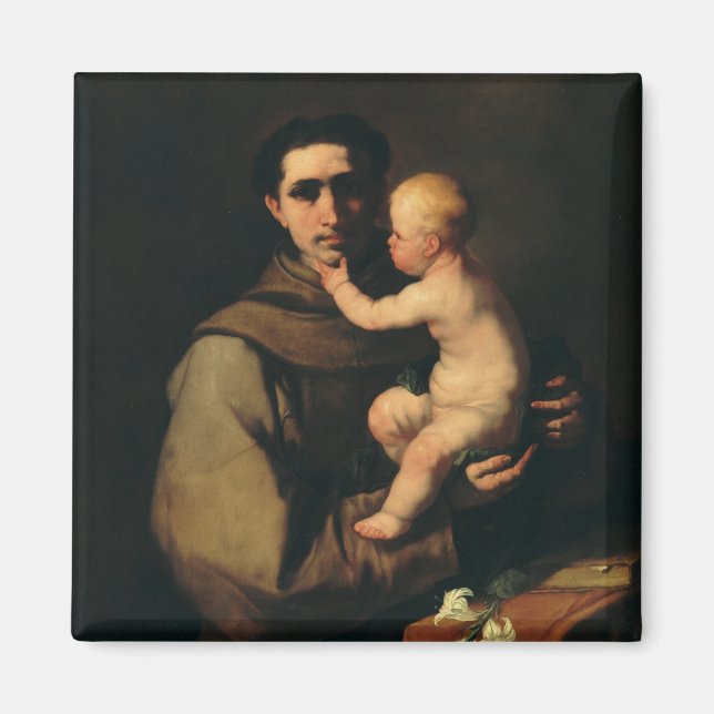 Imán San Antonio de Padua por Luca Giordano (Frente)