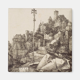 Imán San Antonio leyendo por Albrecht Durer