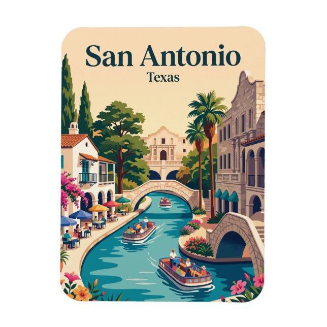 Imán San Antonio, Texas (Vertical)