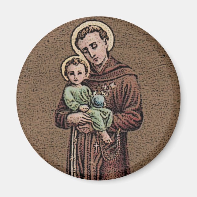 Imán San Antonio y el Niño Jesús (Frente)