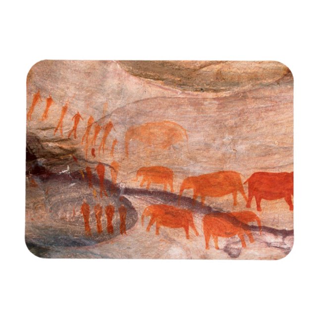 Imán San, Arte Rupestre de Bushman, Cederberg Wildernes (Horizontal)