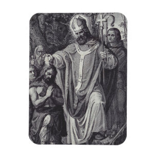 Imán San Bonifacio Apóstol Premium de Alemania